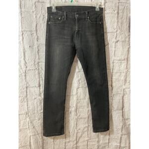 Levis 513 Jeans Mens Slim Straight Leg Dark Stretch Tagged 31 x30 Actual 32x29